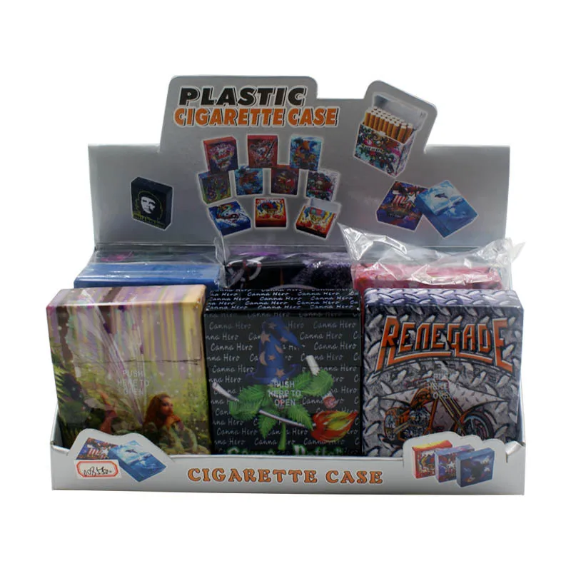 Новые аксессуары для курения оптом демонстрационная коробка портсигар акриловый с индивидуальным логотипом