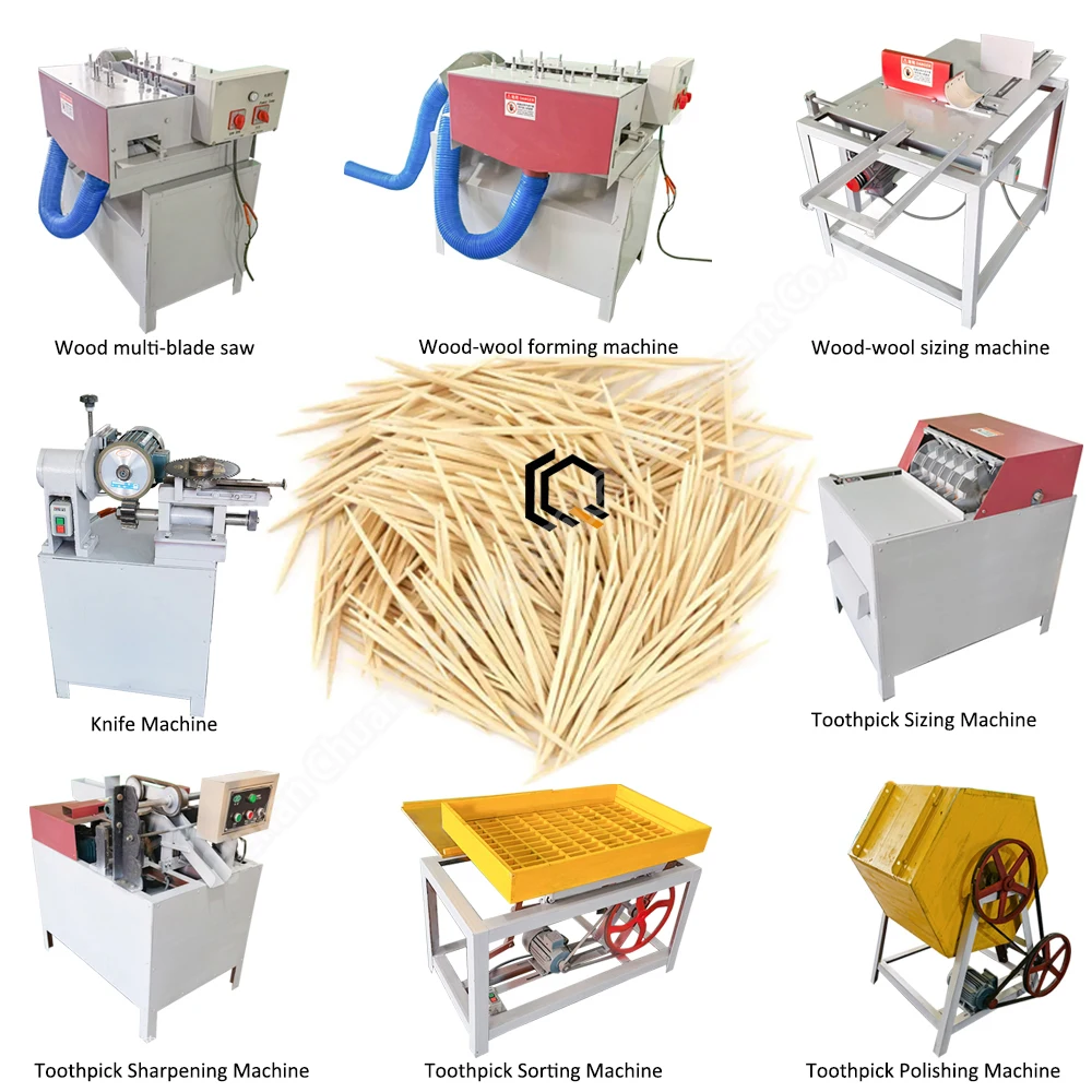 Laser cutting machine for balsa wood toothpick maker tooth pick packaging machine
