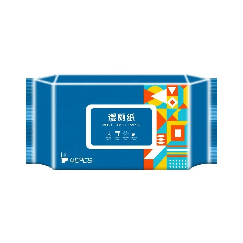 Alcohol Free flushable wipes disposable toilet wipes and baby wet wipes custom large size