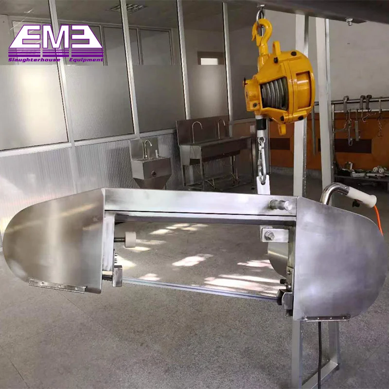 Half Carcass Band Splitting Saw Pig Slaughter Machine For Pork Slaughterhouse Slaughtering Equipment