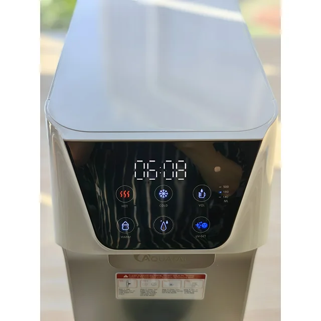 Puretal Electric Tankless RO Water Treatment System Hot and Cold Desktop Water Dispenser with Filter for Home Use