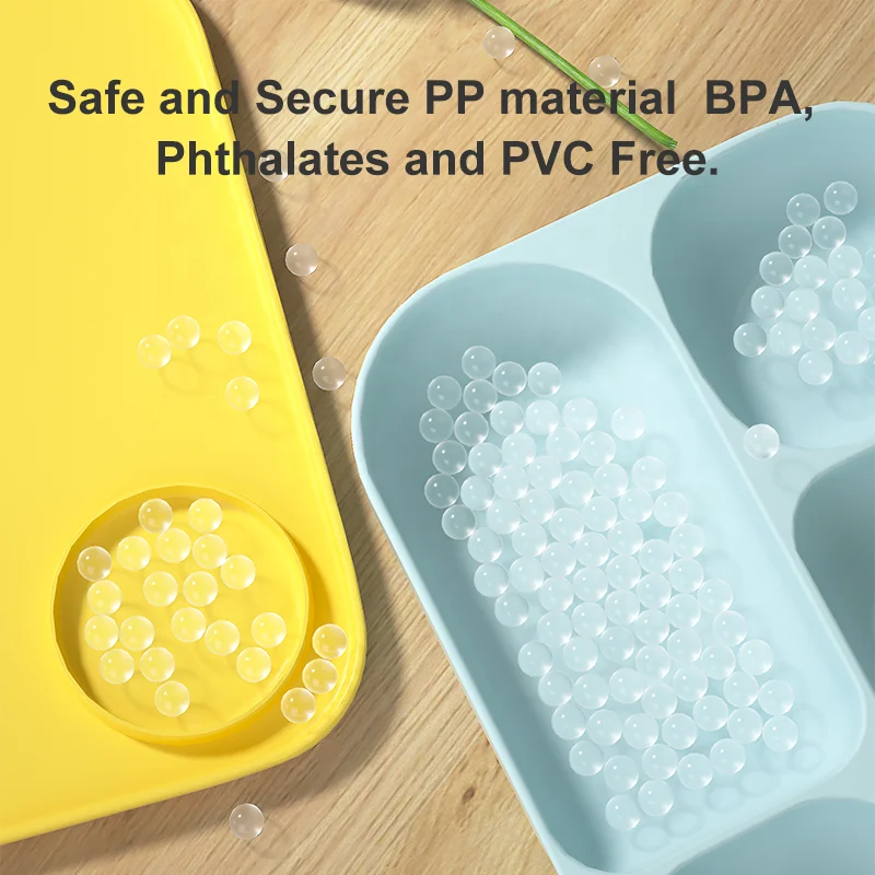 Non-slip BPA Free Kids Suction Plate Microwave Friendly Plastic Toddler infant Baby Plates for children