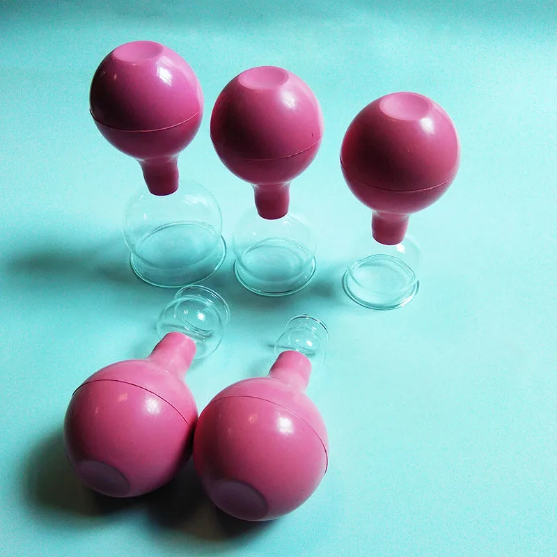 OEM ODM Supplier Rubber bulb massage myofascial cup japanese cupping glasses set