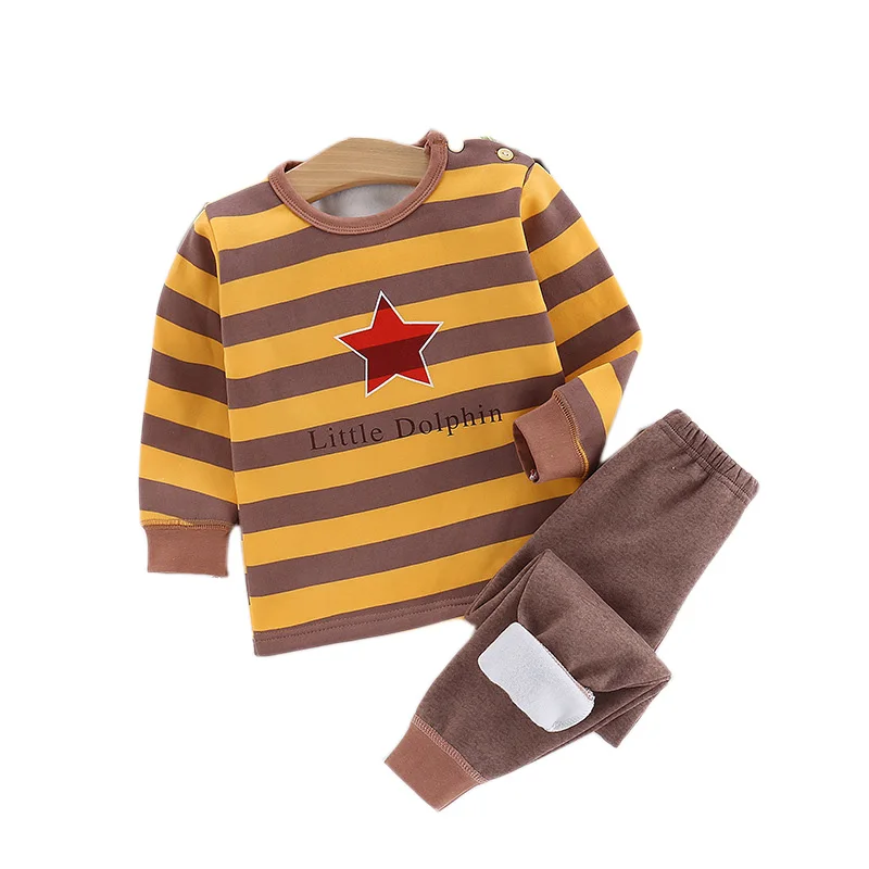 
Baby Clothing Kids Pajamas Sets Winter Children Girls Boys Sleepwear Clothing Toddler Home Wear 