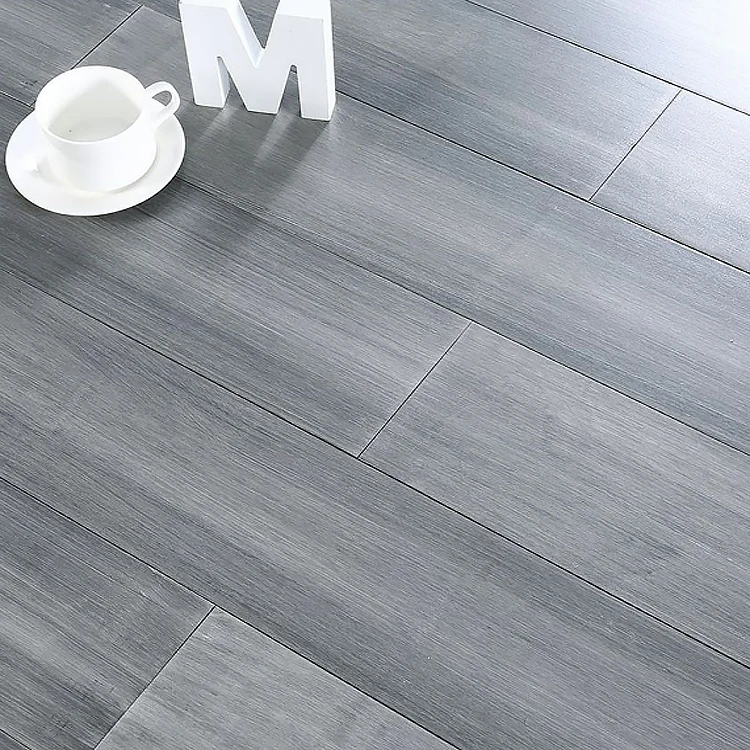 Standard Indoor Soild Bamboo Flooring With Wood Carbonizedstrand Woven Bamboo Floor