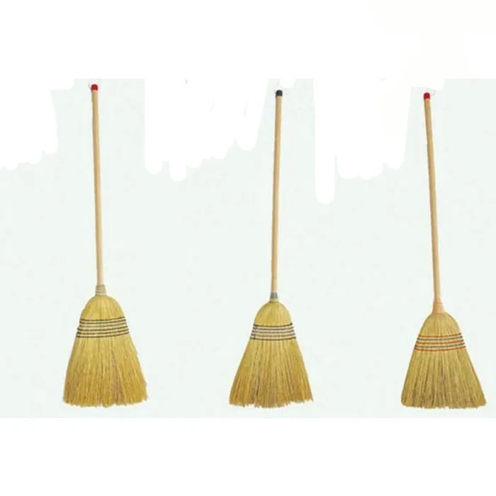broom specification wholesale custom outdoor long handle wooden broom