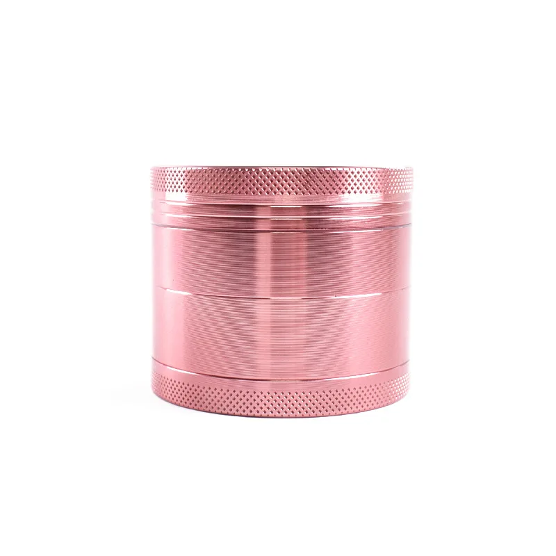 Pink Color Rose Gold Girl Love 4levels Aluminium Herb Grinder Weed Tobacco Smoke Portable  for Hookah Shisha Glass Water Pipe