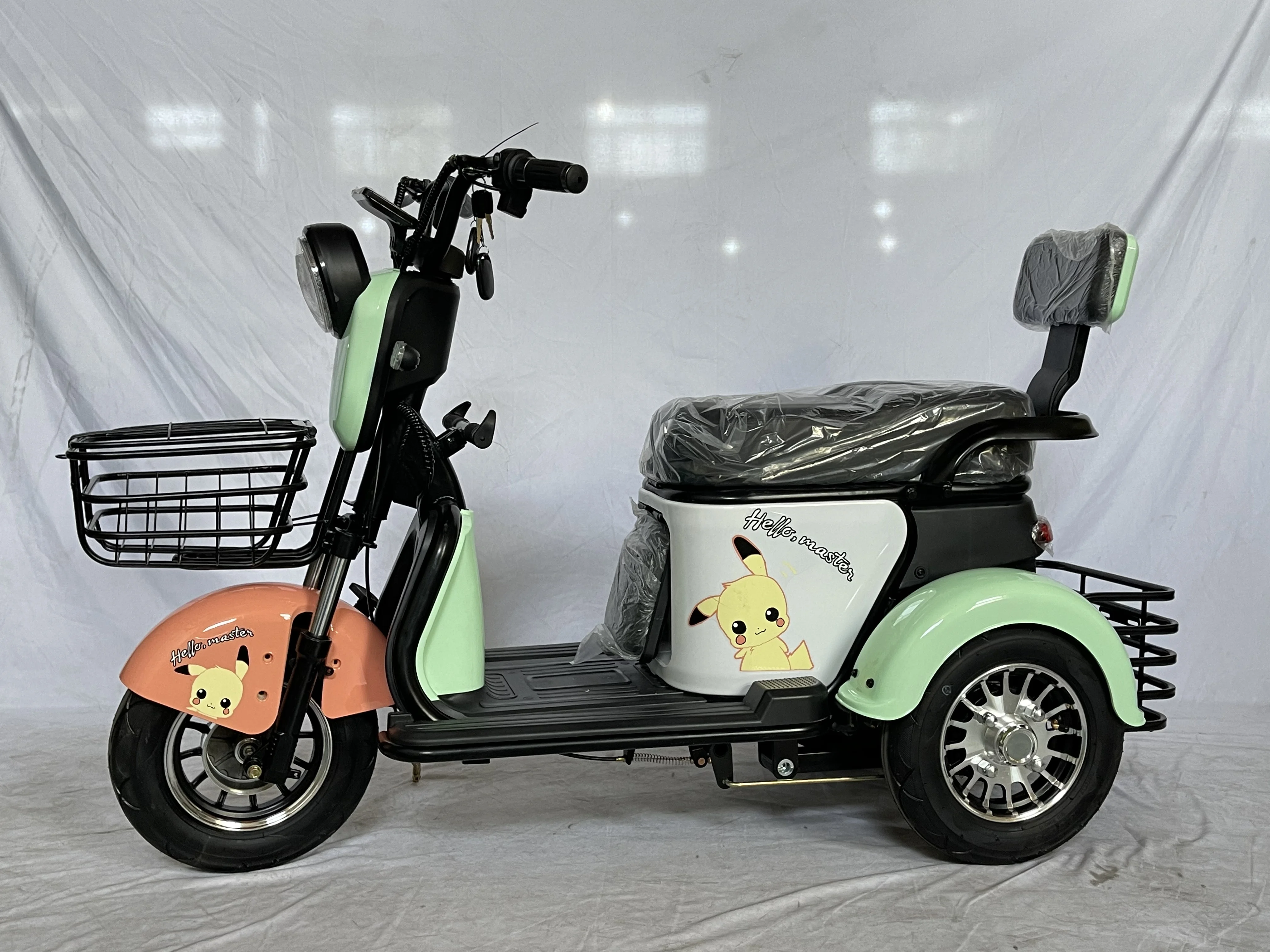 Chinese Manufacturer Big Power Electric Tricycle 3 Wheel Motorcycle Rickshaw Tricycle Electric Scooter for Adults
