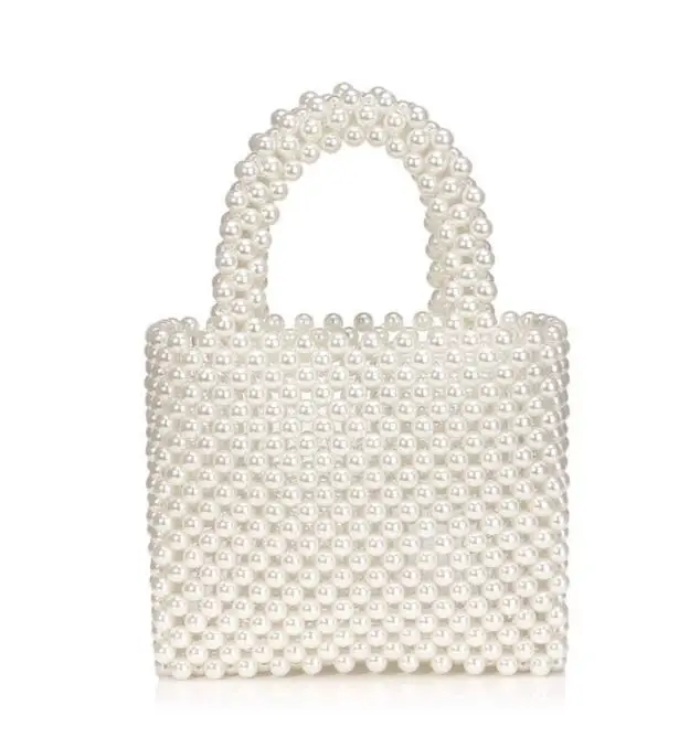 Handbags Women Pearl Handmade Bag Beaded Totes Evening Bags Clutch Wallet