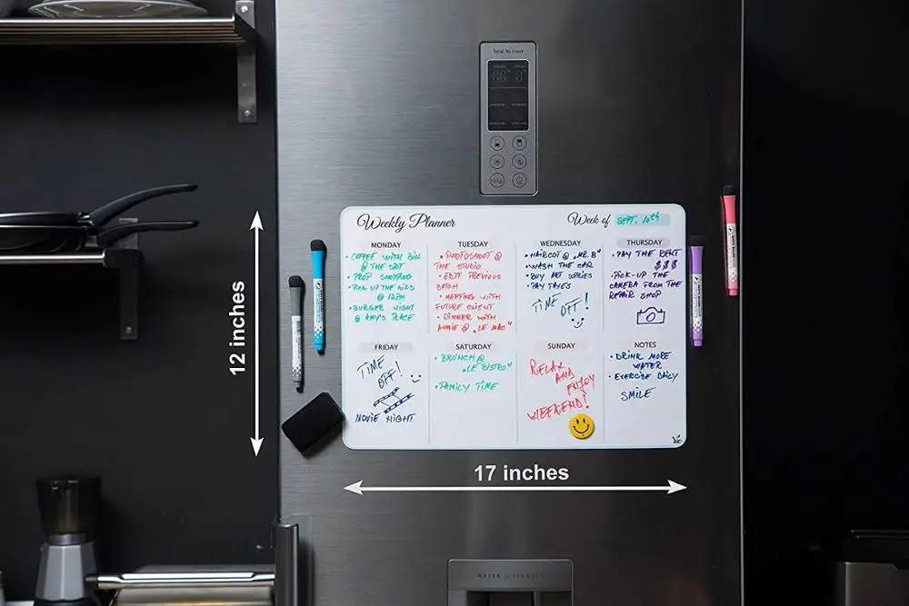 hot sale Nano premium stain resistant fridge magnet calendar