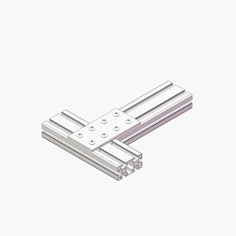 China factory OB4080A clear anodized T-Slotted Aluminum profile for work table