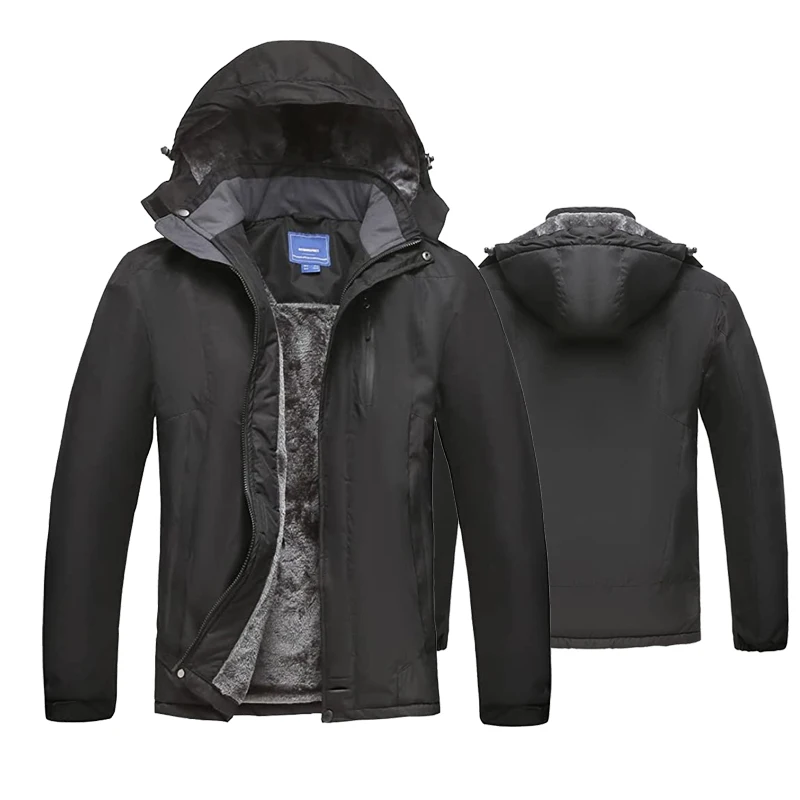 Зимняя куртка на заказ, Мужская горнолыжная водонепроницаемая куртка, ветрозащитный дождевик, ветровка, зимнее пальто с флисовой подкладкой, лыжная куртка на заказ