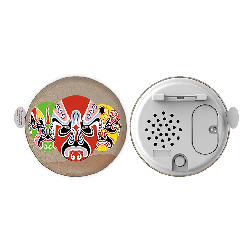 Factory Cheap Souvenirs Talking Corporate Gifts Custom Promotional Buttons Badge Talking Clothing Magnets Music Name Badges