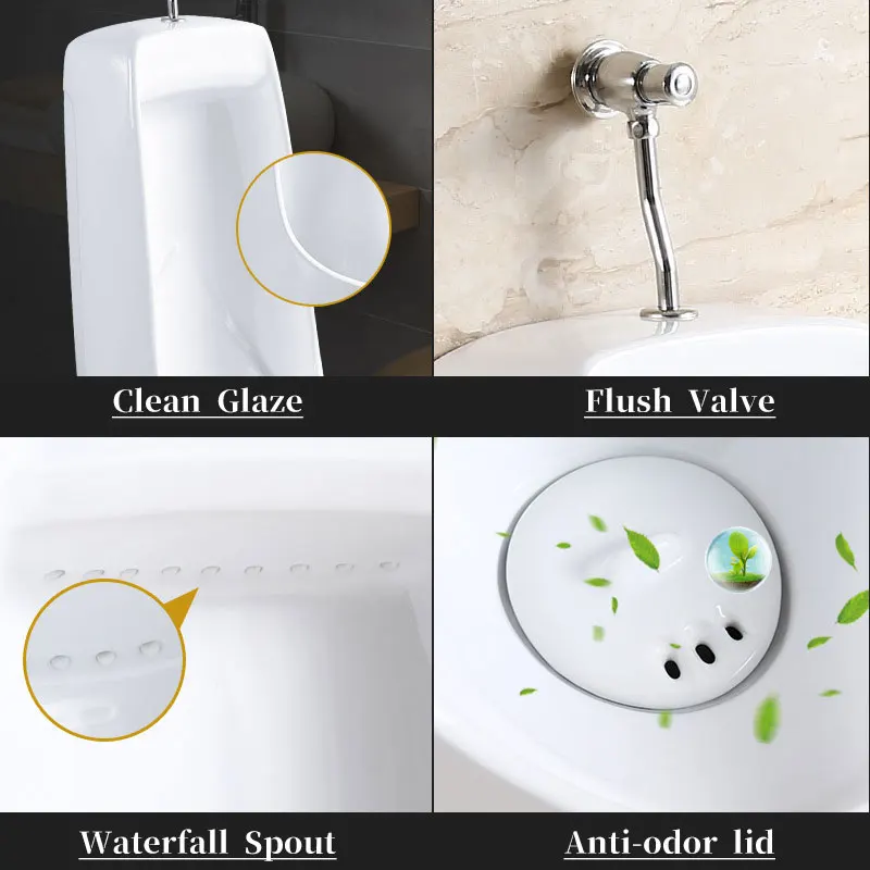 Современный ручной прессованный водосберегающий писсуар гостиничный напольный мужской открытый Писсуар для ванной