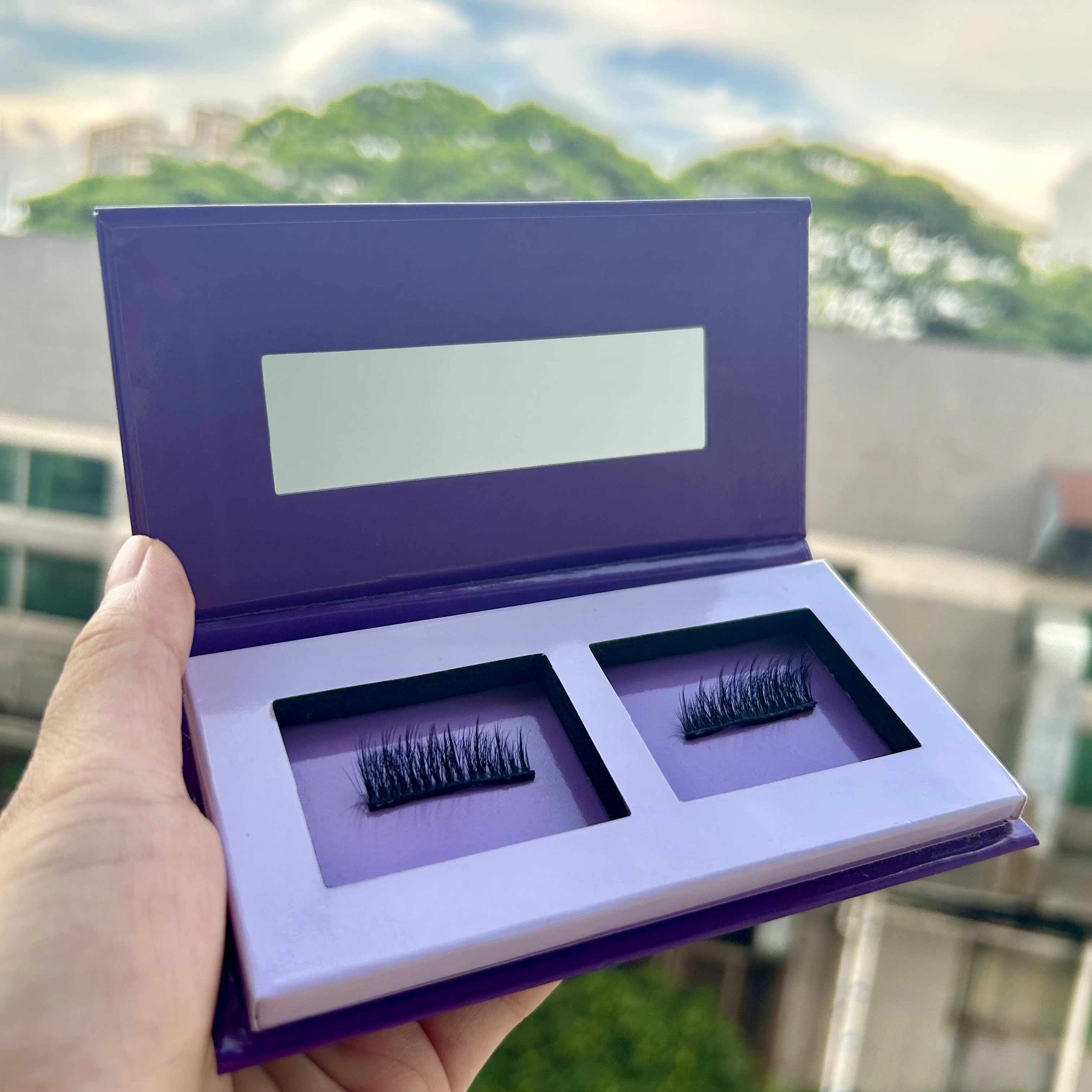 OEM Private Label Soft Magnetic eyelashes Wasado Good quality No Glue&Liner 3 Magnetic Eye Lashes 25mm 26mm 27mm Magnetwimpern