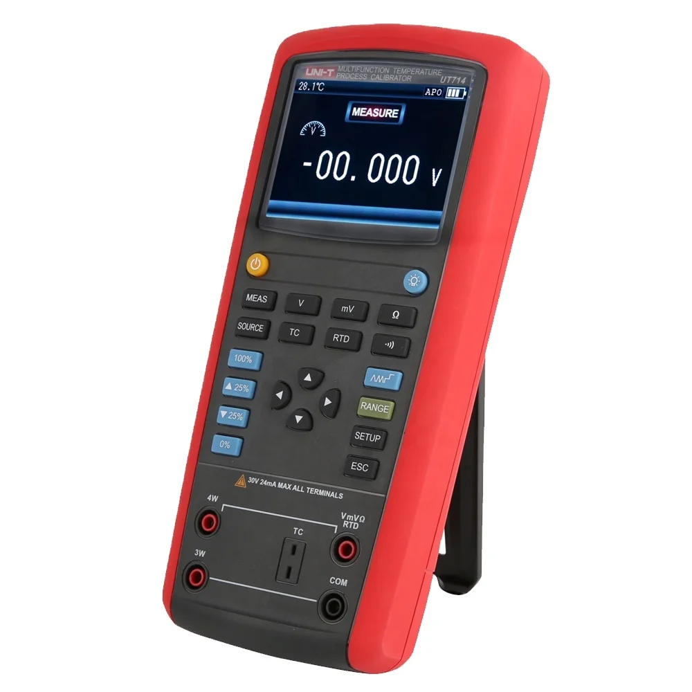 UNI-T UT714 Multifunctional Temperature Process Calibrator Thermocouple, Voltage and Resistance Calibration Source Instrument