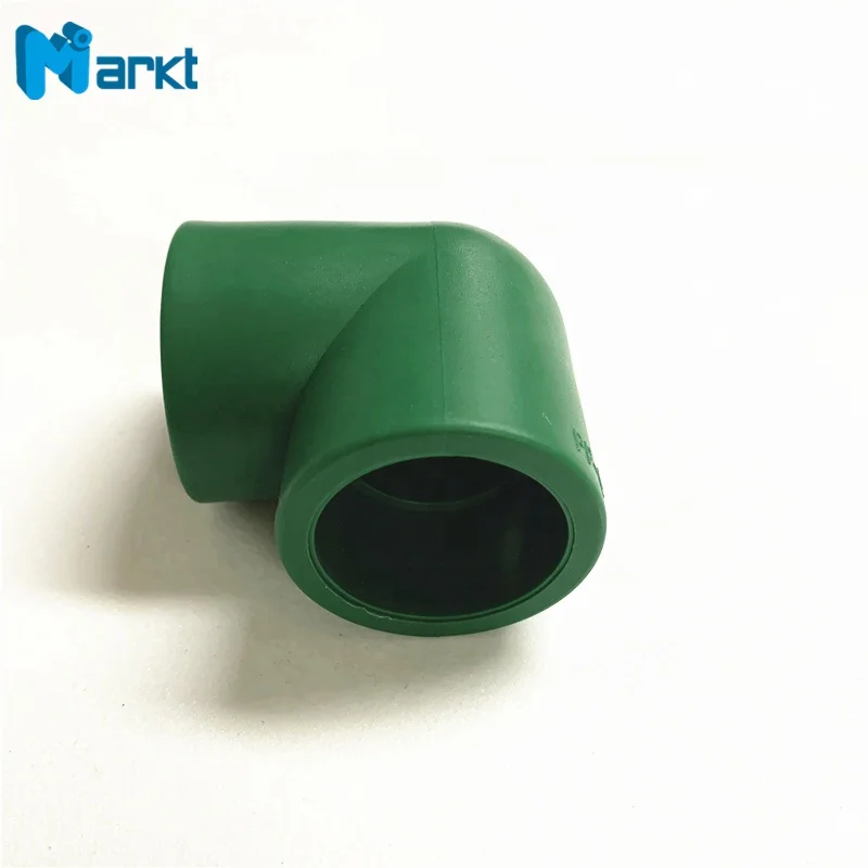 High quality customized 100% raw material 20mm to 160mm green color ppr pipe fitting