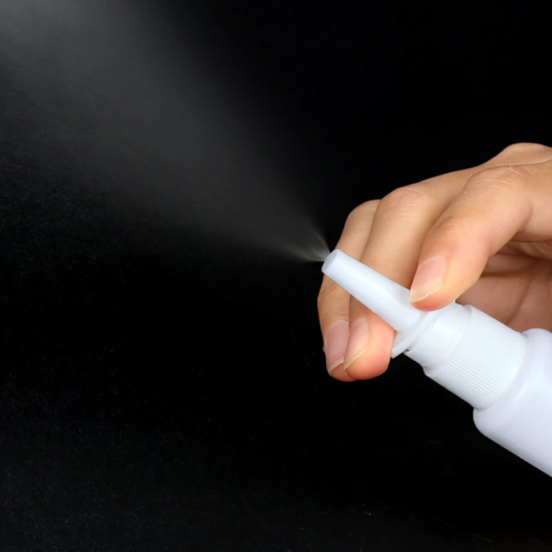 High quality tanning nasal spray 10ml 20ml 30ml HDPE Plastic Empty Nasal Spray Bottles