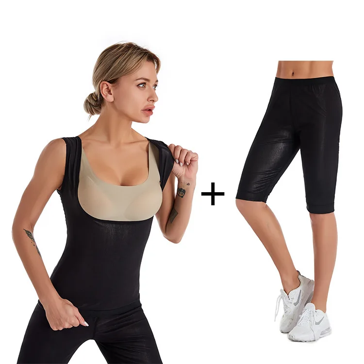 Burn fat Body Shapers Slims  sauna sweat Workout Pants for Women Corset Weight Loss sauna Sweat vest Sauna suit