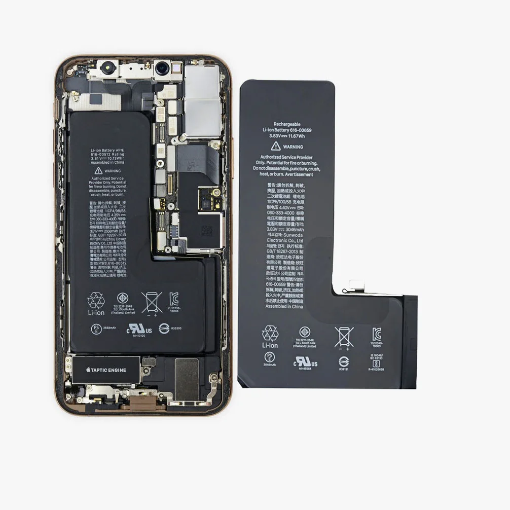 High Quality Brand New Original Lithium Polymer Battery For iphone 11 Pro max 3969mAh Ti Circuit Board