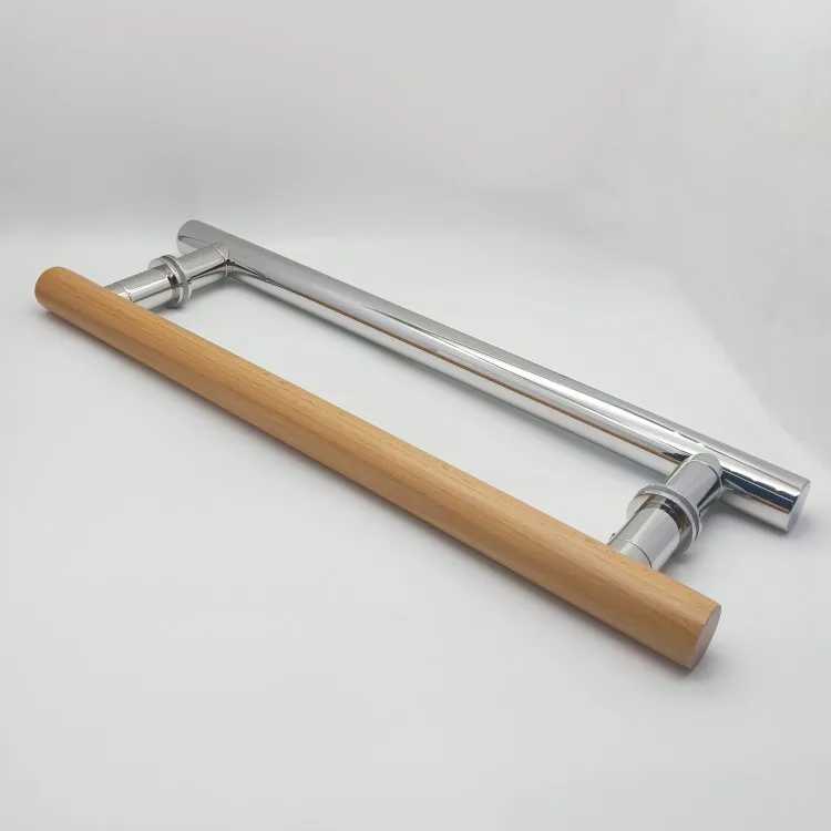 Pull wood long door pull handle modern pull wooden door handle cheap door handle