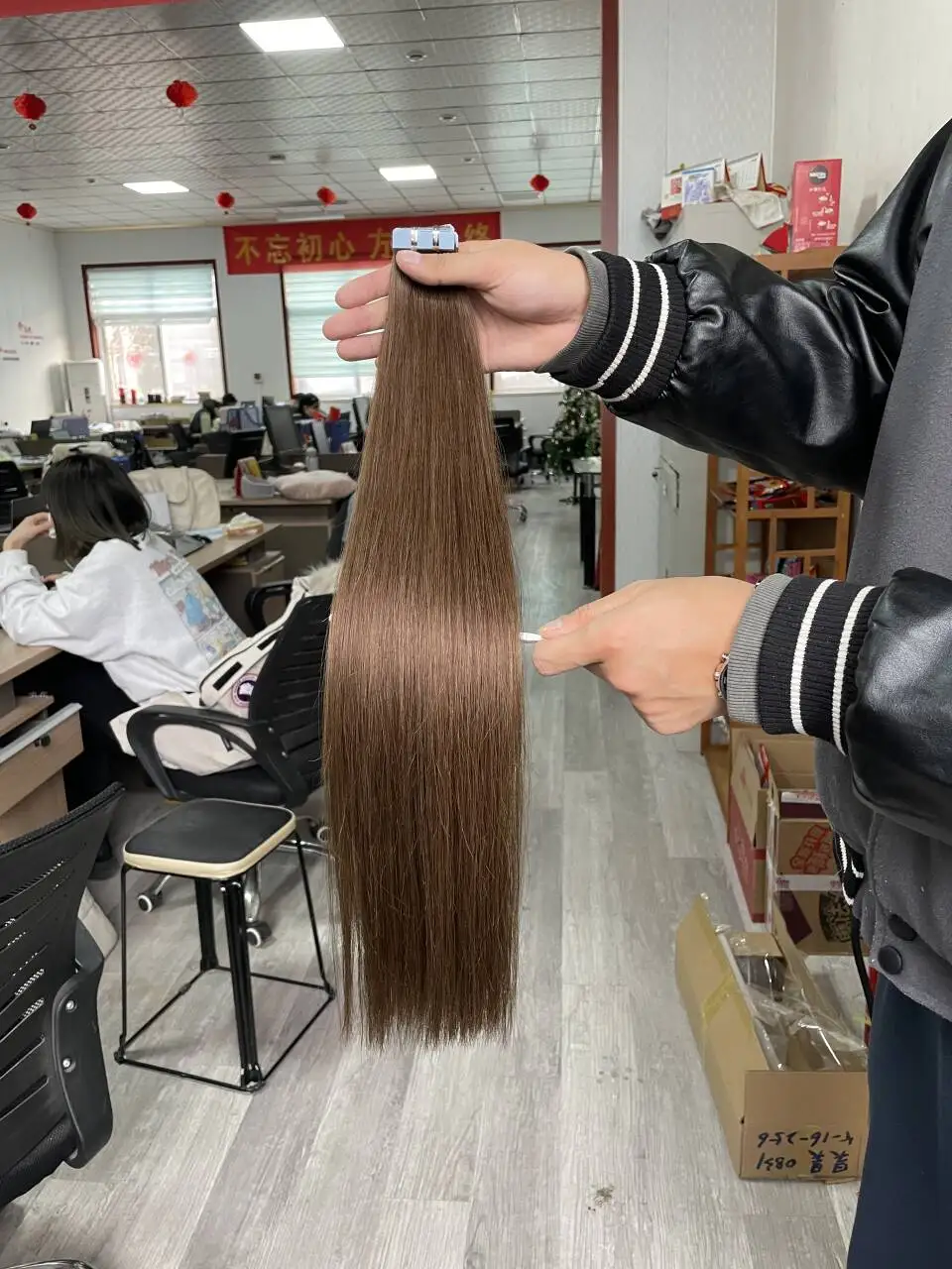 Factory Price Double Drawn Seamless and Smooth Blend Micro Tape In Extensions Human Hair