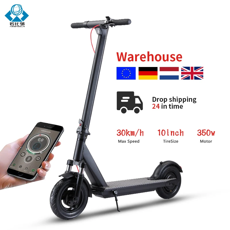 Great 10 Inch 40km Standing Dual Motor Top Powerful Scooters Electric Adult Folding Two Wheels Electric Scooter For Adults