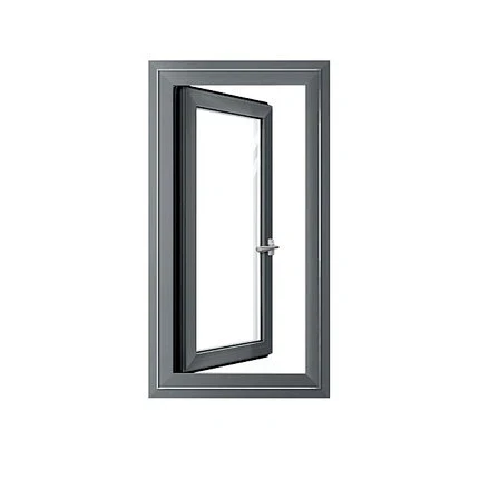European Style Aluminum Casement Windows Sliding Open Double Glass Steel Horizontal Pattern Apartment Home Use Louver