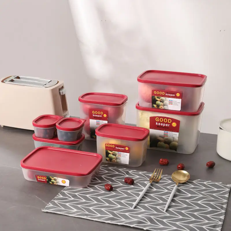 High Quality Vegetables Storage Box Plastic Storage Bin Fridge Container Storage For Kitchen