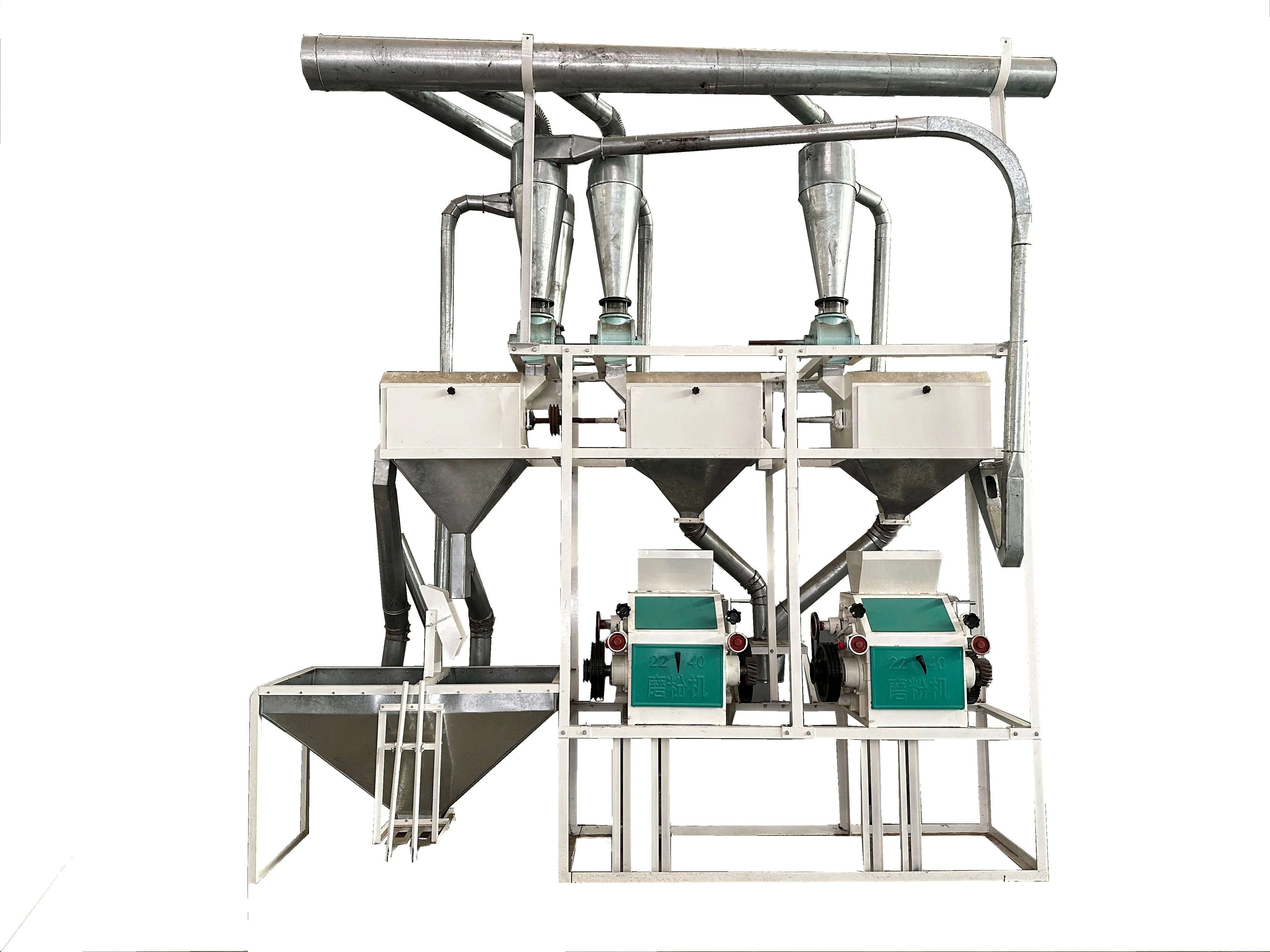 Price In Pakistan Flour Container Storage Production Maize Flour Fine Cassava Flour Milling Machine