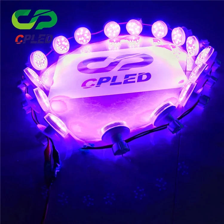 amusement lamp lights 45mm pixel 9leds smd5050 fairground turbo led cabochon E14