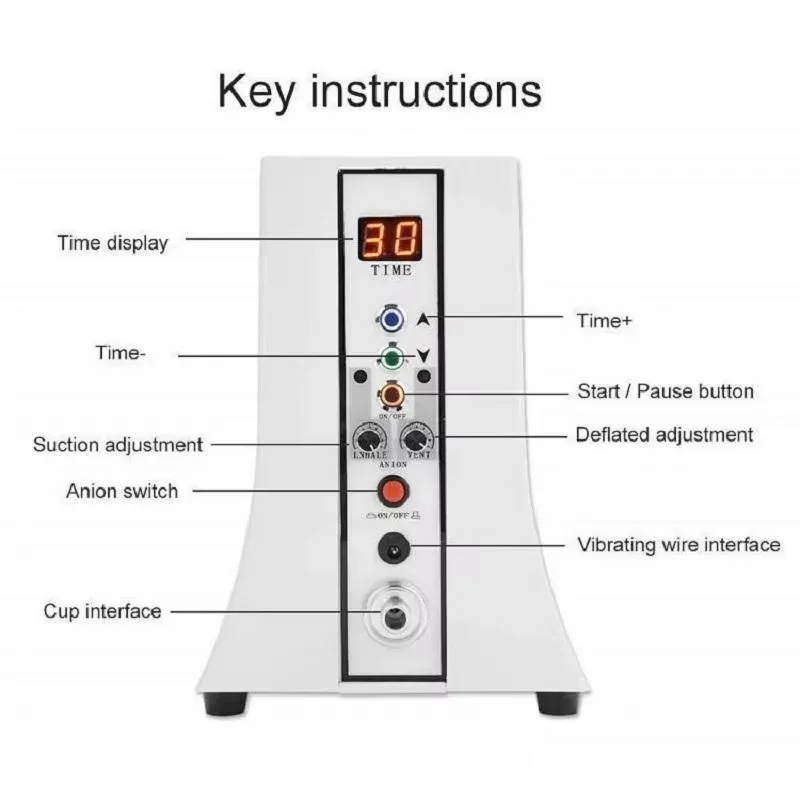 cheap price vacuum therapy cupping buttocks breast enlargement pump