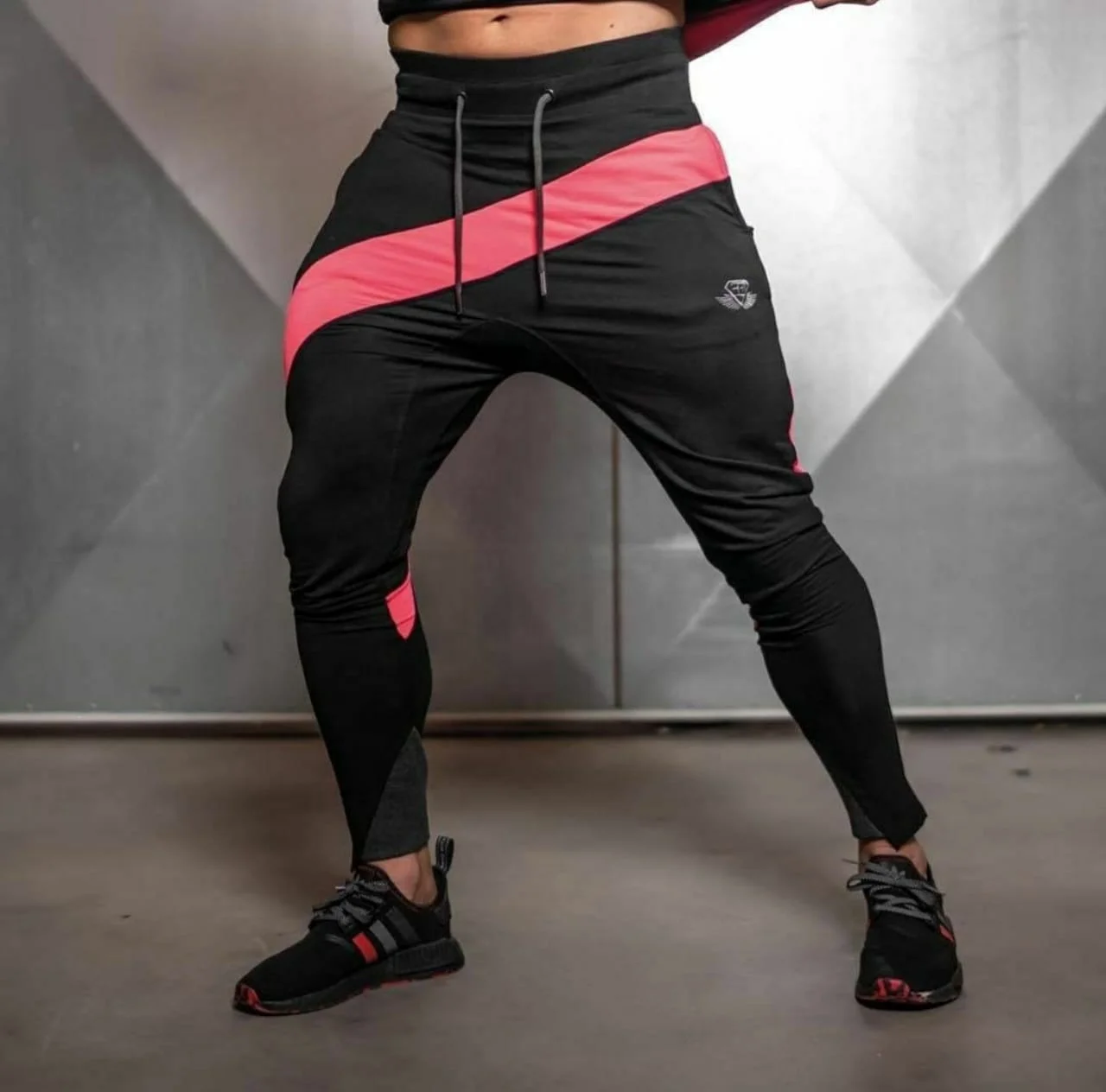 Custom Wholesale Workout Fitness Sweatpants Tapered Slim Fit Gym Cotton Jogger Track pants Man