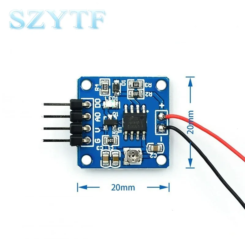 Piezo sheet, percussion, vibration, shock sensor, switch module