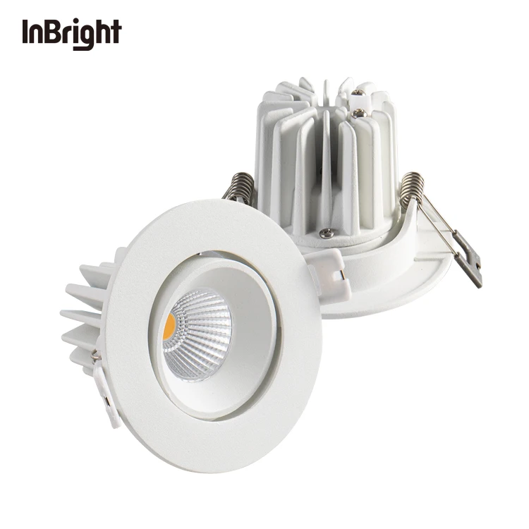 Commercial Round Indoor Adjustable Spot Light Waterproof 8W Ceiling Recessed Spotlights