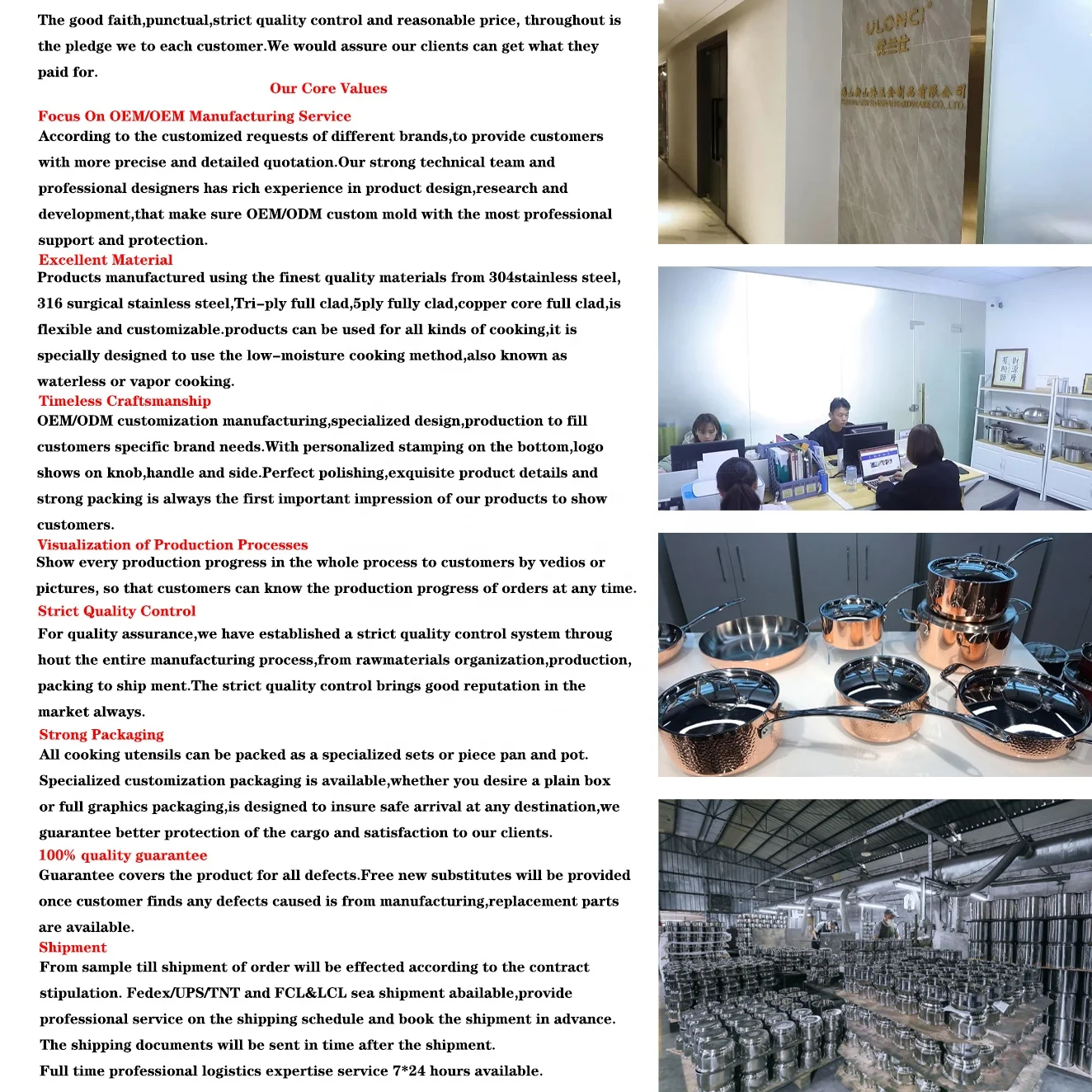 Tri-ply stainless steel 304 stockpot saucepot soup pot induction stockpot for Home Kitchen Cooking