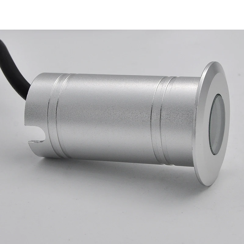 Outdoor Led Spot Lighting 3w Square Waterproof  Uplight Decorative Ip67 Recessed  Aluminum Body Led Inground Light