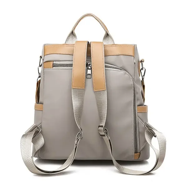 
Custom Logo Fashion Nylon Anti-theft Backpack Elegant Lady Bags Waterproof Backpack 