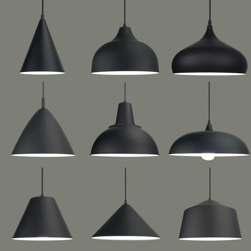 Iron Material Retro Pendant Lights Industrial OEM E27 Base Hanging Lamps Chandelier for Living Room Loft Ceiling Indoor