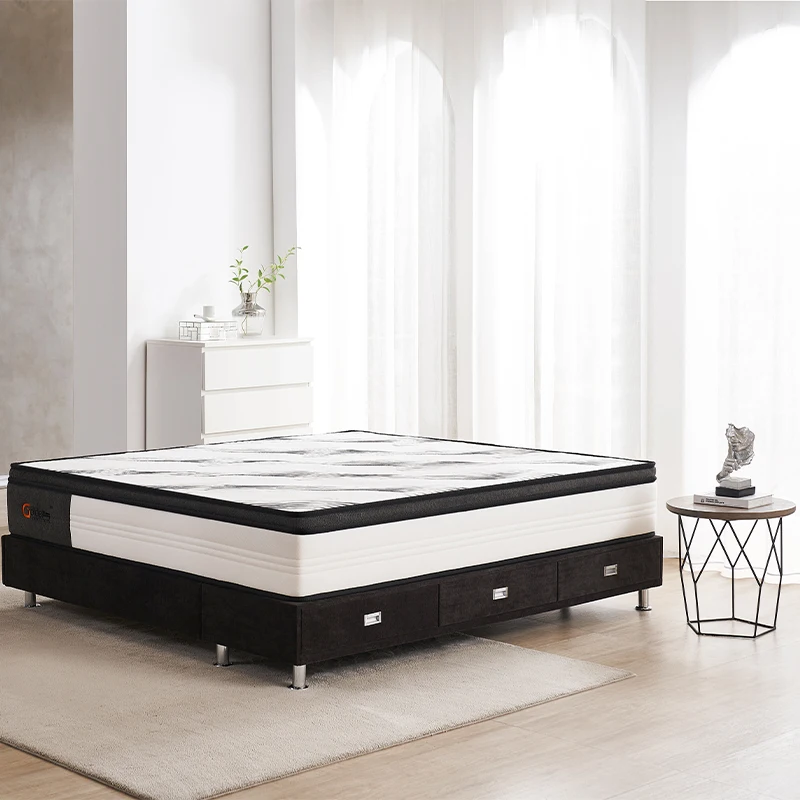 Factory Twin Single king Full Size Bedroom Furniture Set Order Online Mattresses Luxury Bed Foam Pocket Spring Mattress