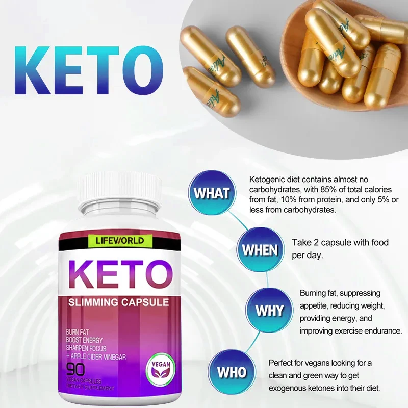 OEM Good Quality Keto powder Capsules for Women Keep good Figure Keto Health Real Result Fast Action Pills