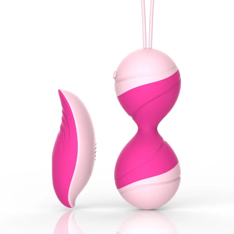 HM 2024 Saxy Toys Remote Control Kegel Ball With 10 Vibration Patterns To Help Strengthen The Pelvic Floor Muscles