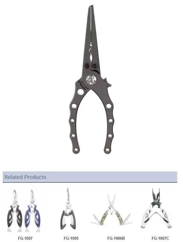 Clamp Head Fish Lines Crimp Lead Multifunctional Pliers New Style Titanium Alloy Fishing Pliers for Cutting Fishing