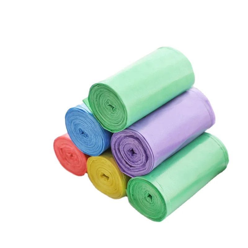 Factory Price Trash Roll 27L-240L Extra Thick Heavy Duty Black Garbage ldpe plastic bag Bin Liner