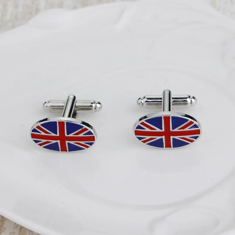 Fashion Hot Sale British Flag French Shirt Cufflinks For Men Shirt Clothing Accessories