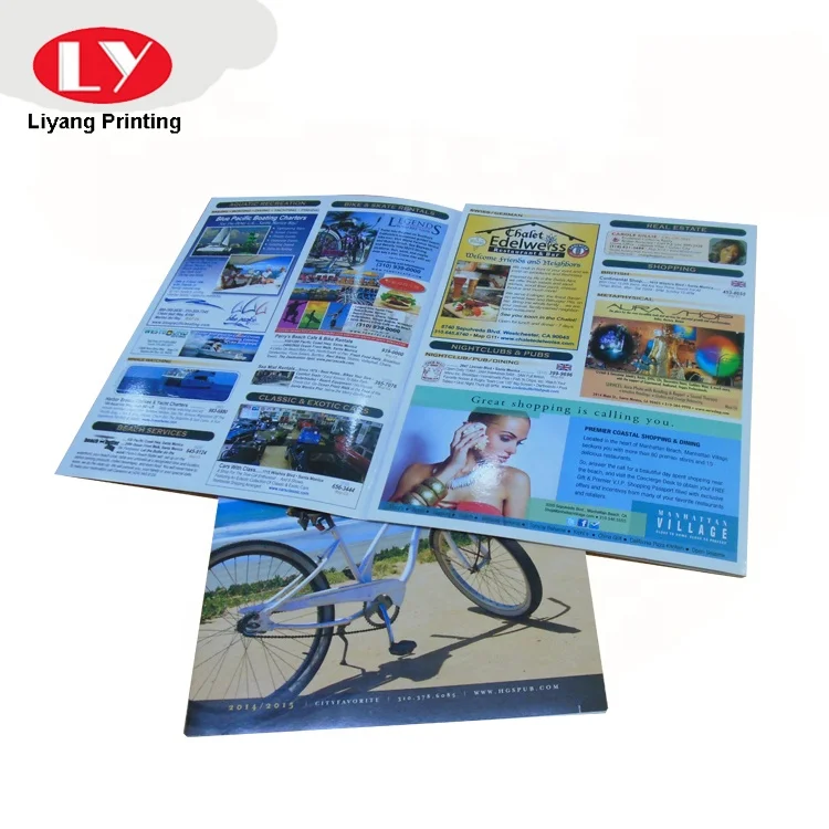 Custom Journal Photo Book Paper Brochure Booklet Coloring Leaflet Printing