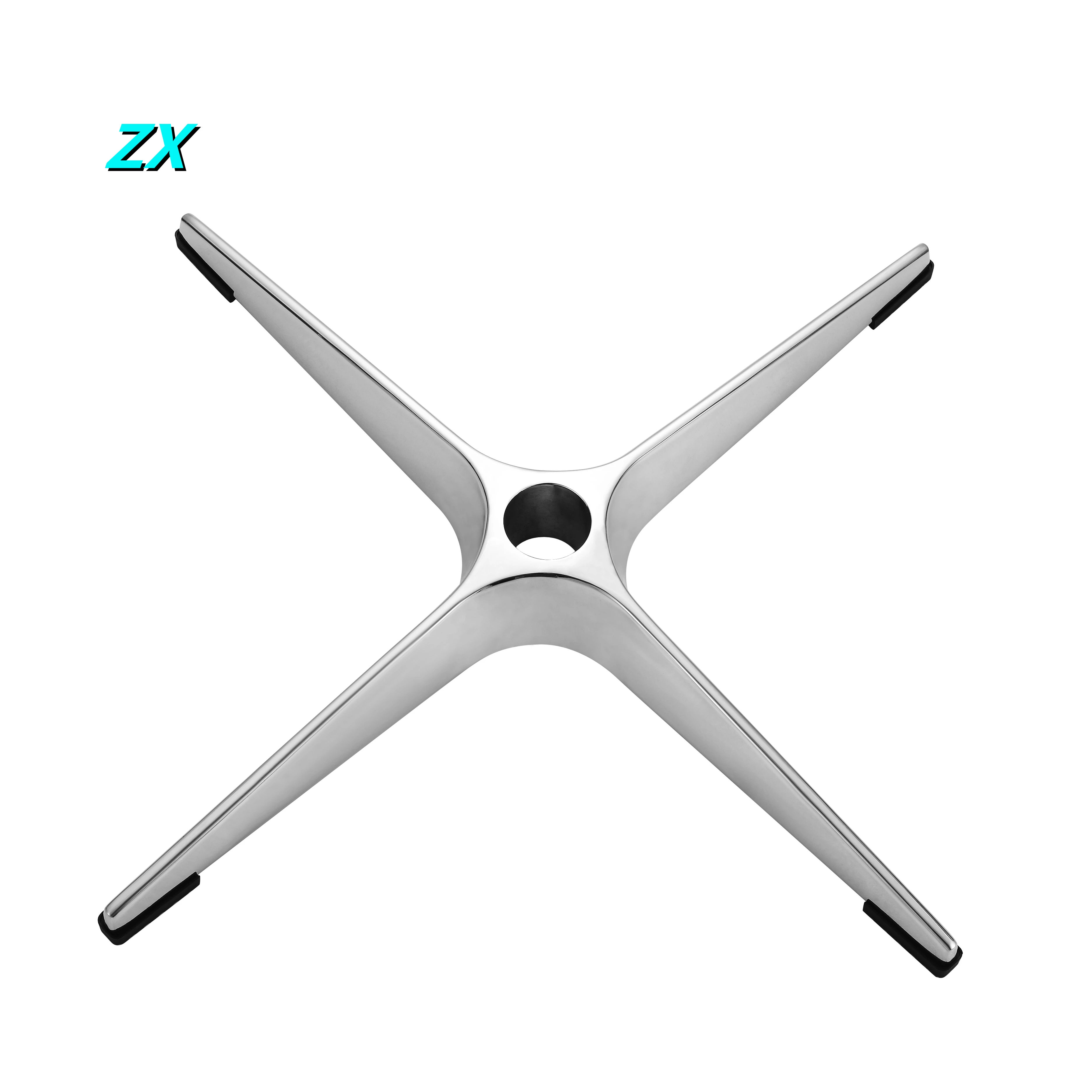 Base Aluminum Furniture Sofa Table/Desk Chair Metal Coffee/Dining  Crisscross Bases