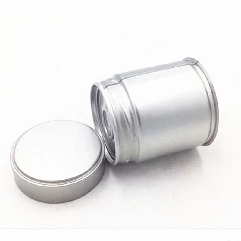 
Factory produce high quality custom container metal box 30g matcha tea tin can tin packaging with easy open top 