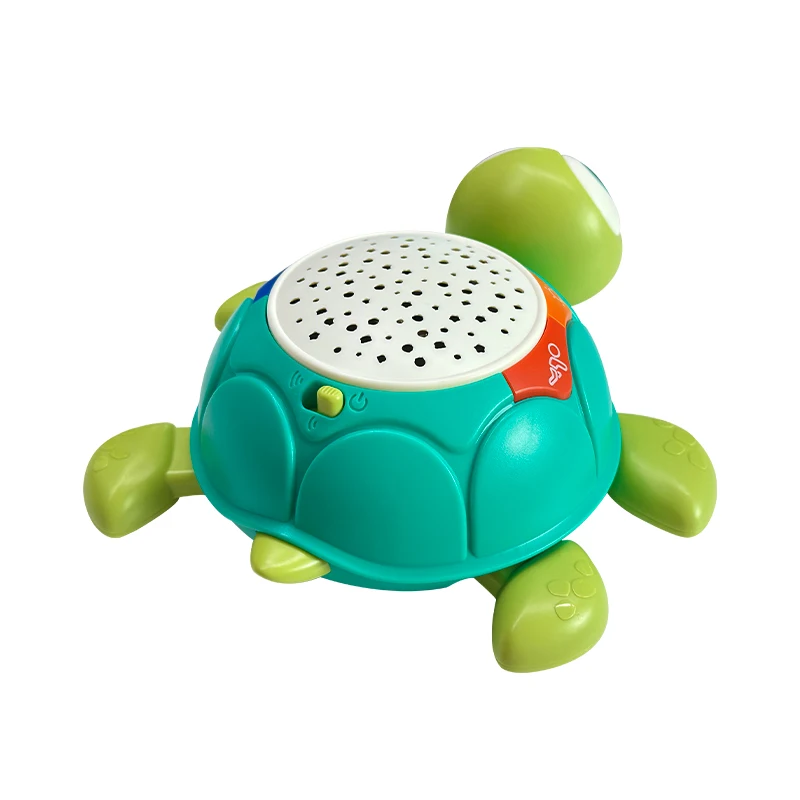 Customized 5 in 1 Funny Turtle Crawling Toys with Light & Sound for Baby 6-12 Months