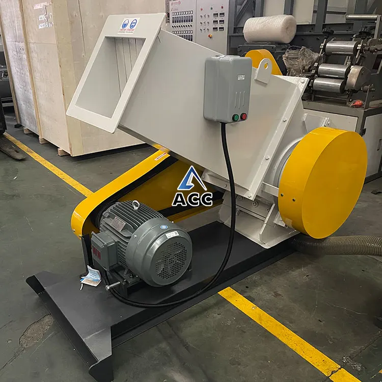 High quality Low noise SWP400 Hard  plastic crusher plastic pipe crusher for PVC/PE pipe